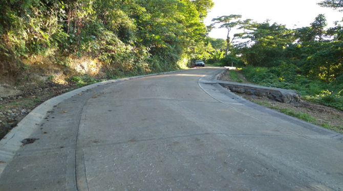 1. Amok Hill 220m FRC concrete pavement in North West Malekula