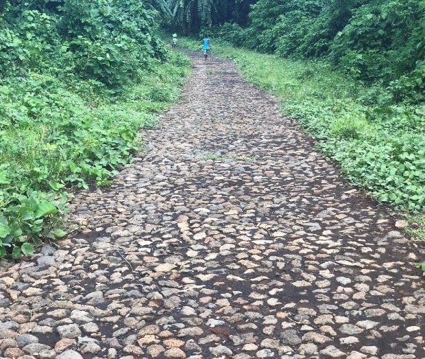 Cobblestone Pavement in Gaua