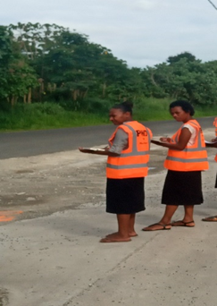 Sonya and Veronica are two females who are engaged to conduct the traffic count on Efate